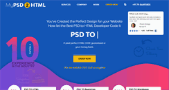 Desktop Screenshot of mypsd2html.com